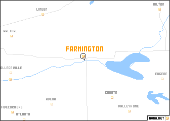 map of Farmington