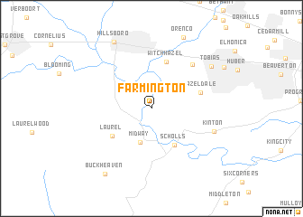 map of Farmington