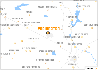 map of Farmington