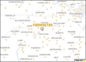 map of Farmington