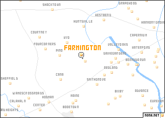 map of Farmington