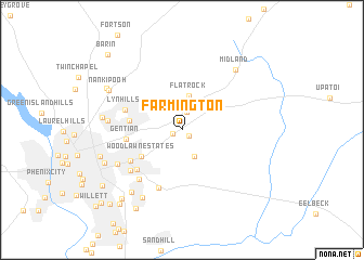 map of Farmington