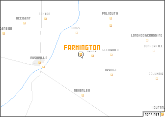 map of Farmington