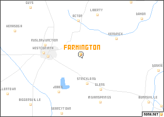 map of Farmington