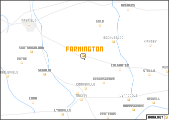 map of Farmington