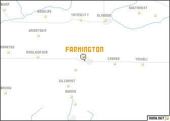 map of Farmington