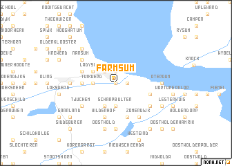 map of Farmsum
