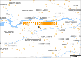 map of Farnanes Cross Roads