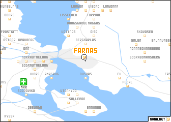 map of Färnäs