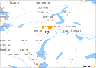 map of Färna