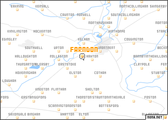 map of Farndon