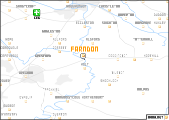 map of Farndon