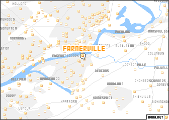 map of Farnerville