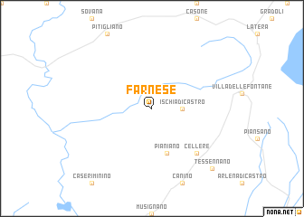 map of Farnese