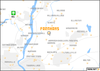 map of Farnhams