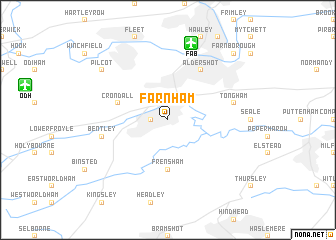 map of Farnham
