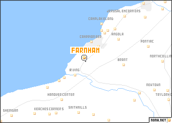 map of Farnham