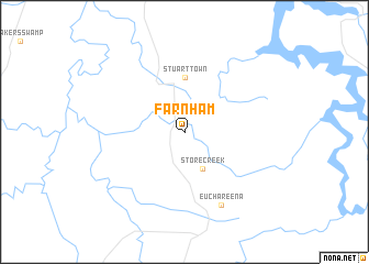 map of Farnham