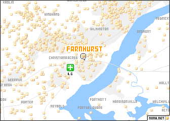 map of Farnhurst