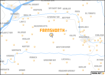 map of Farnsworth