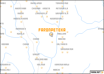 map of Faron Peteka