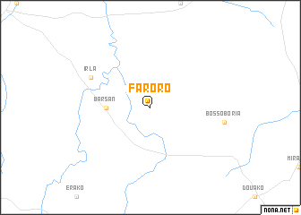 map of Faroro