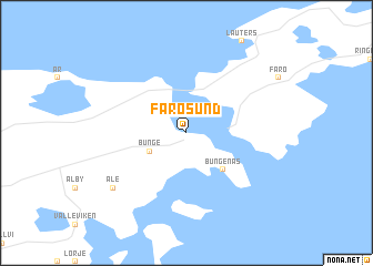 map of Fårösund