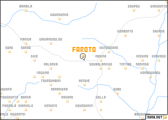 map of Faroto