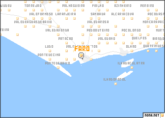 map of Faro