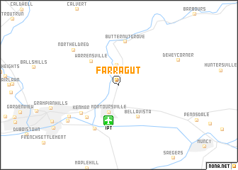 map of Farragut