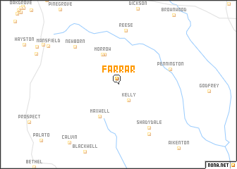 map of Farrar