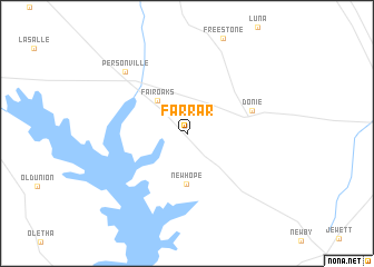 map of Farrar