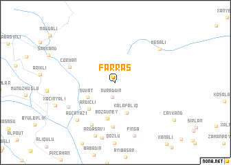 map of Fǝrraş