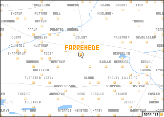 map of Farre Hede