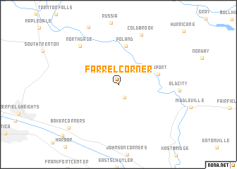 map of Farrel Corner