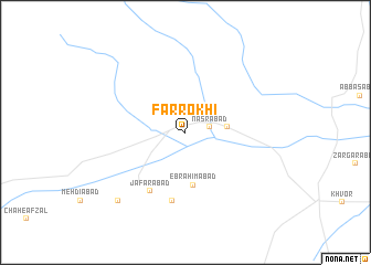 map of Farrokhī