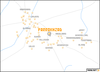 map of Farrokhzād