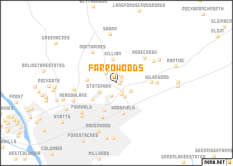 map of Farrowoods