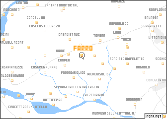 map of Farrò