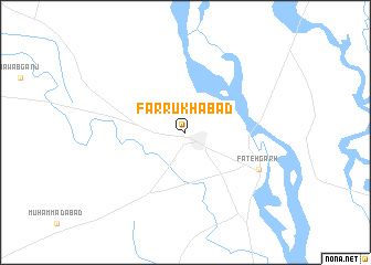 map of Farrukhābād