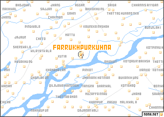 map of Farrukhpur Kuhna