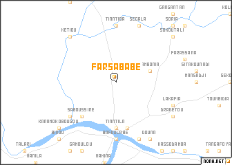 map of Farsababé