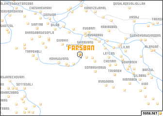 map of Fārsbān