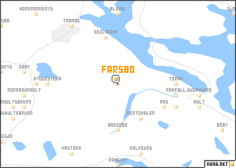 map of Farsbo