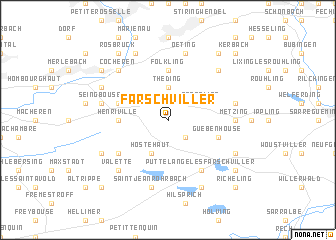 map of Farschviller