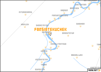 map of Farsīāt-e Kūchek