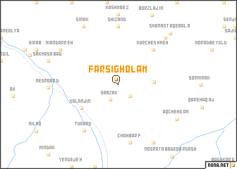 map of Fārsī Gholām