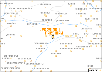 map of Fārsīnaj