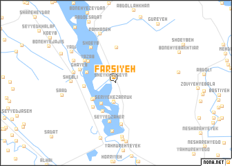 map of Fārsīyeh
