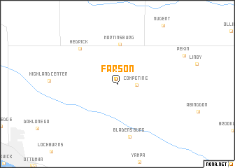 map of Farson